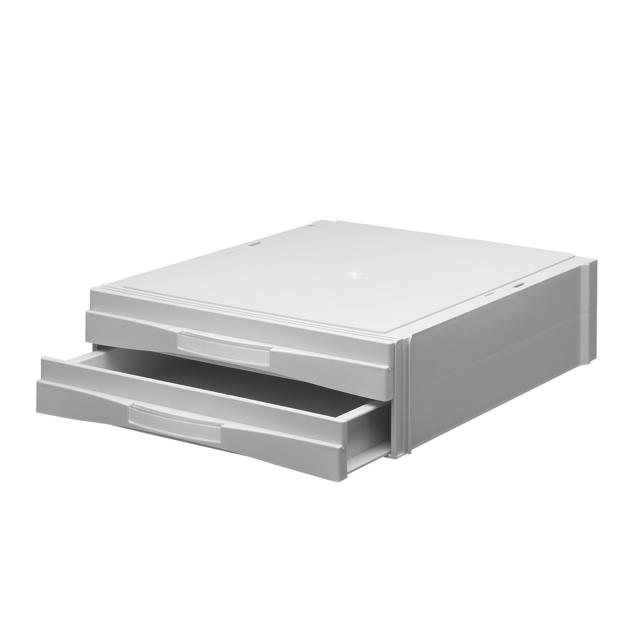 Stacking Cassette with 2 Semi-high Drawers