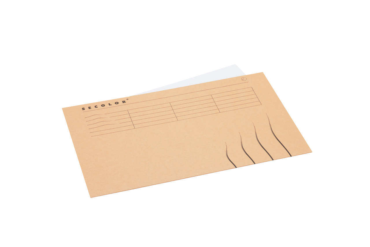 Secolor File Folder, Folio, 100% Recycled Cardboard, FSC®