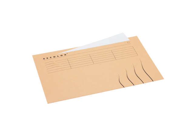 Secolor File Folder with Top Tab Edge, Folio, 100% Recycled Cardboard, FSC®