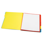 Secolor 6-Tab Sorting Folder, A4, 100% Recycled Cardboard, FSC®