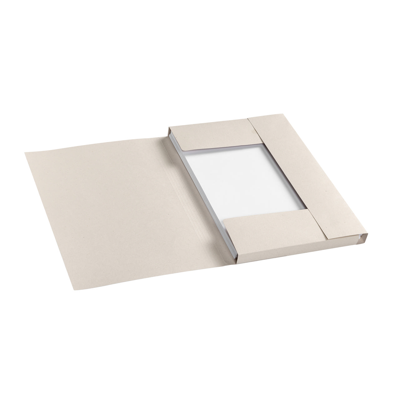 Tree-Free 3-Flap Document Folder, Folio, 100% Recycled Cardboard, FSC®