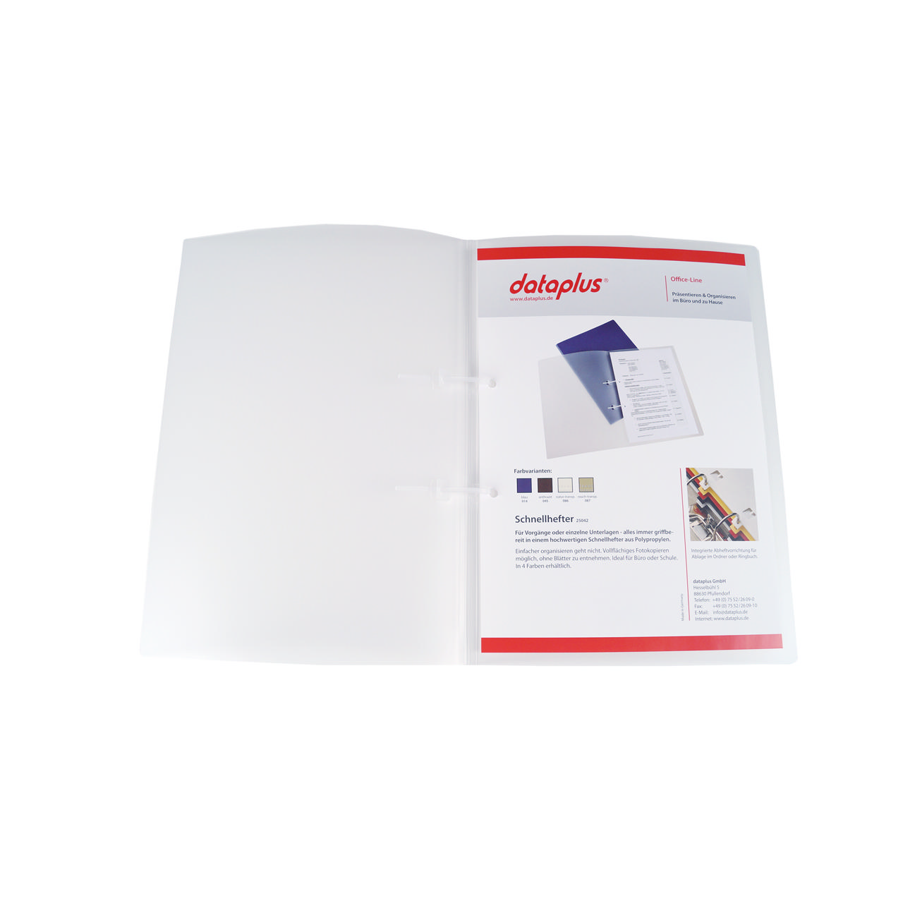 Report Folder with Stripbinder, A4