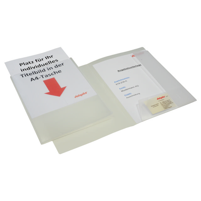 Customisable Quotation Folder with pocket, A4