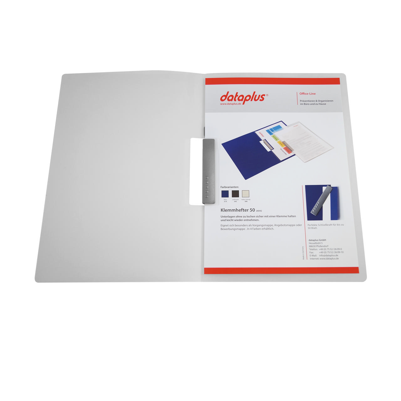 Report Folder with Clamp, A4
