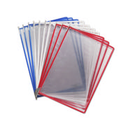 Tarifold Metal Wall Document Display System, A4, 10 Pockets, FR/UK/NL/CZ Colours