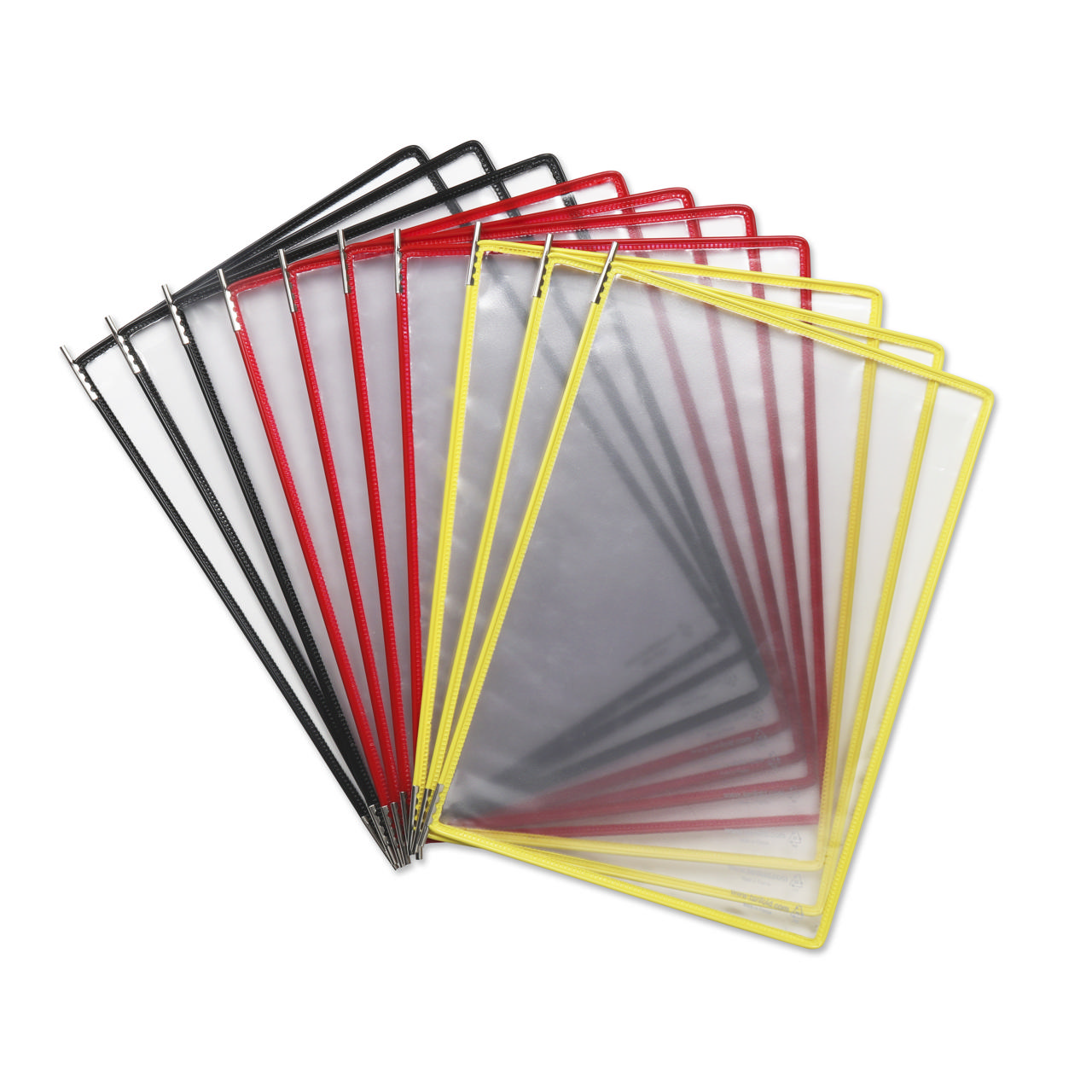Tarifold Metal Wall Document Display System, A4, 10 Pockets, Germany Colours