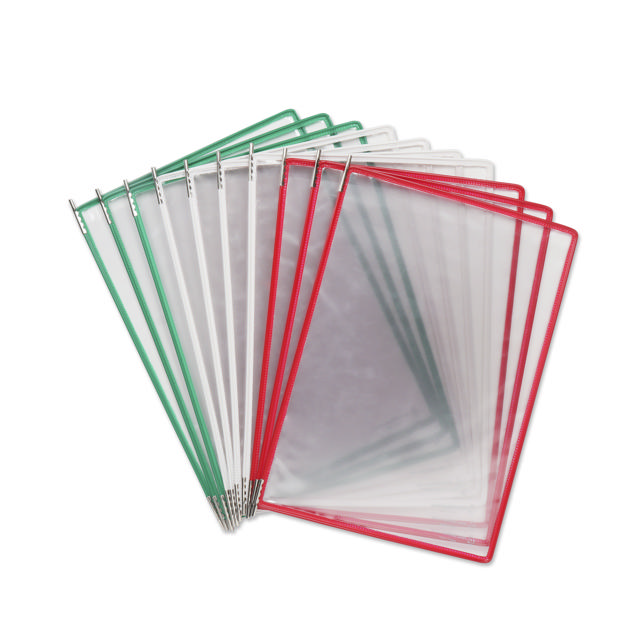 Tarifold Metal Wall Document Display System, A4, 10 Pockets, Italy Colours