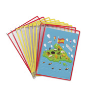 Tarifold Metal Wall Document Display System, A4, 10 Pockets, Spain Colours