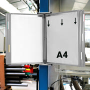 Tarifold Metal Wall Document Display System, A4, 10 Pockets