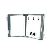 Tarifold Metal Wall Document Display System, A4, 10 Pockets