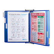 Tarifold Metal Wall Document Display System, A4, 10 Pockets