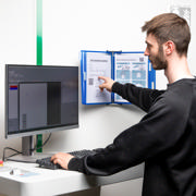 Tarifold Metal Wall Document Display System, A4, 10 Pockets