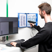Tarifold Metal Wall Document Display System, A4, 10 Pockets
