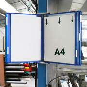 Tarifold Metal Wall Document Display System, A4, 10 Pockets