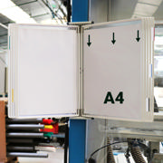 Tarifold Metal Wall Document Display System, A4, 10 Pockets