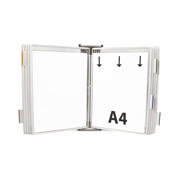 Tarifold Metal Wall Document Display System, A4, 10 Pockets