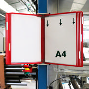 Tarifold Metal Wall Document Display System, A4, 10 Pockets