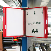 Tarifold Metal Wall Document Display System, A4, 10 Pockets