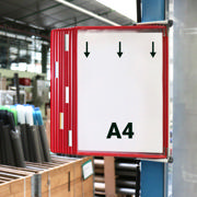 Tarifold Metal Wall Document Display System, A4, 10 Pockets
