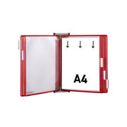Tarifold Metal Wall Document Display System, A4, 10 Pockets
