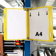 Tarifold Metal Wall Document Display System, A4, 10 Pockets