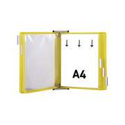Tarifold Metal Wall Document Display System, A4, 10 Pockets