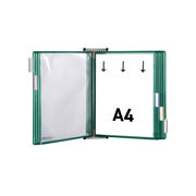 Tarifold Metal Wall Document Display System, A4, 10 Pockets
