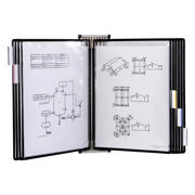 Tarifold Metal Wall Document Display System, A4, 10 Pockets