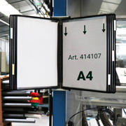 Tarifold Metal Wall Document Display System, A4, 10 Pockets