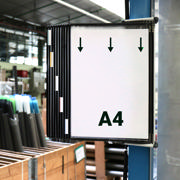 Tarifold Metal Wall Document Display System, A4, 10 Pockets