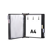 Tarifold Metal Wall Document Display System, A4, 10 Pockets