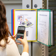 Tarifold Metal Wall Document Display System, A4, 10 Pockets