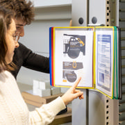 Tarifold Metal Wall Document Display System, A4, 10 Pockets