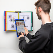 Tarifold Metal Wall Document Display System, A4, 10 Pockets