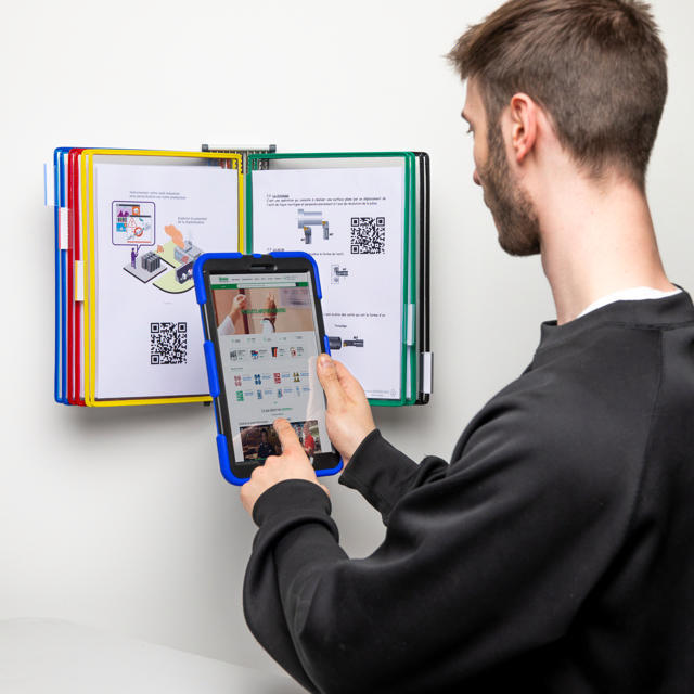 Tarifold Metal Wall Document Display System, A4, 10 Pockets