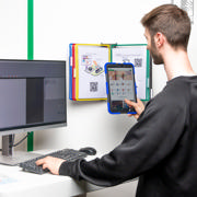 Tarifold Metal Wall Document Display System, A4, 10 Pockets