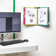 Tarifold Metal Wall Document Display System, A4, 10 Pockets