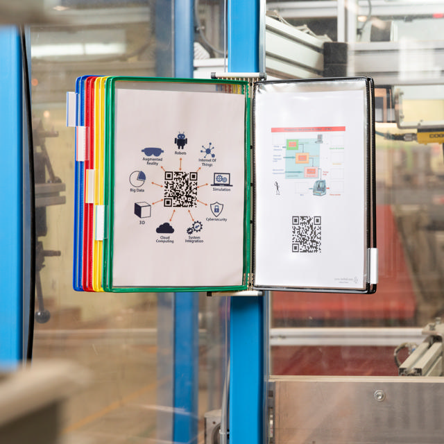 Tarifold Metal Wall Document Display System, A4, 10 Pockets