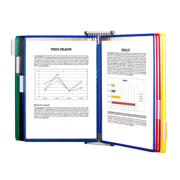 Tarifold Metal Wall Document Display System, A4, 10 Pockets