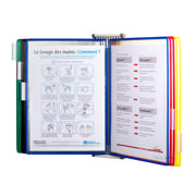 Tarifold Metal Wall Document Display System, A4, 10 Pockets