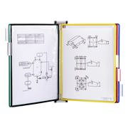 Tarifold Metal Wall Document Display System, A4, 5 Pockets