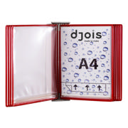 Tarifold Stainless Steel Wall Document Display System, A4, 10 Drypockets