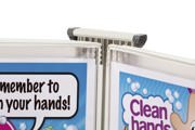 Tarifold Antimicrobial Magnetic Wall Document Display System, A4, 10 Pockets