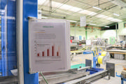 Tarifold Antimicrobial Magnetic Wall Document Display System, A4, 5 Pockets
