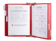 Tarifold Metal Wall Document Display System, A4, 10 Pockets, Left Side Loading