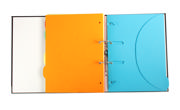 Binder with 12 Smartfolder Perforated Folders with Tabs, A4