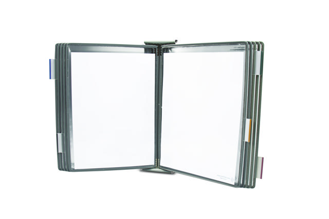 Tarifold Metal Wall Document Display Extension Kit, A4, 10 Pockets