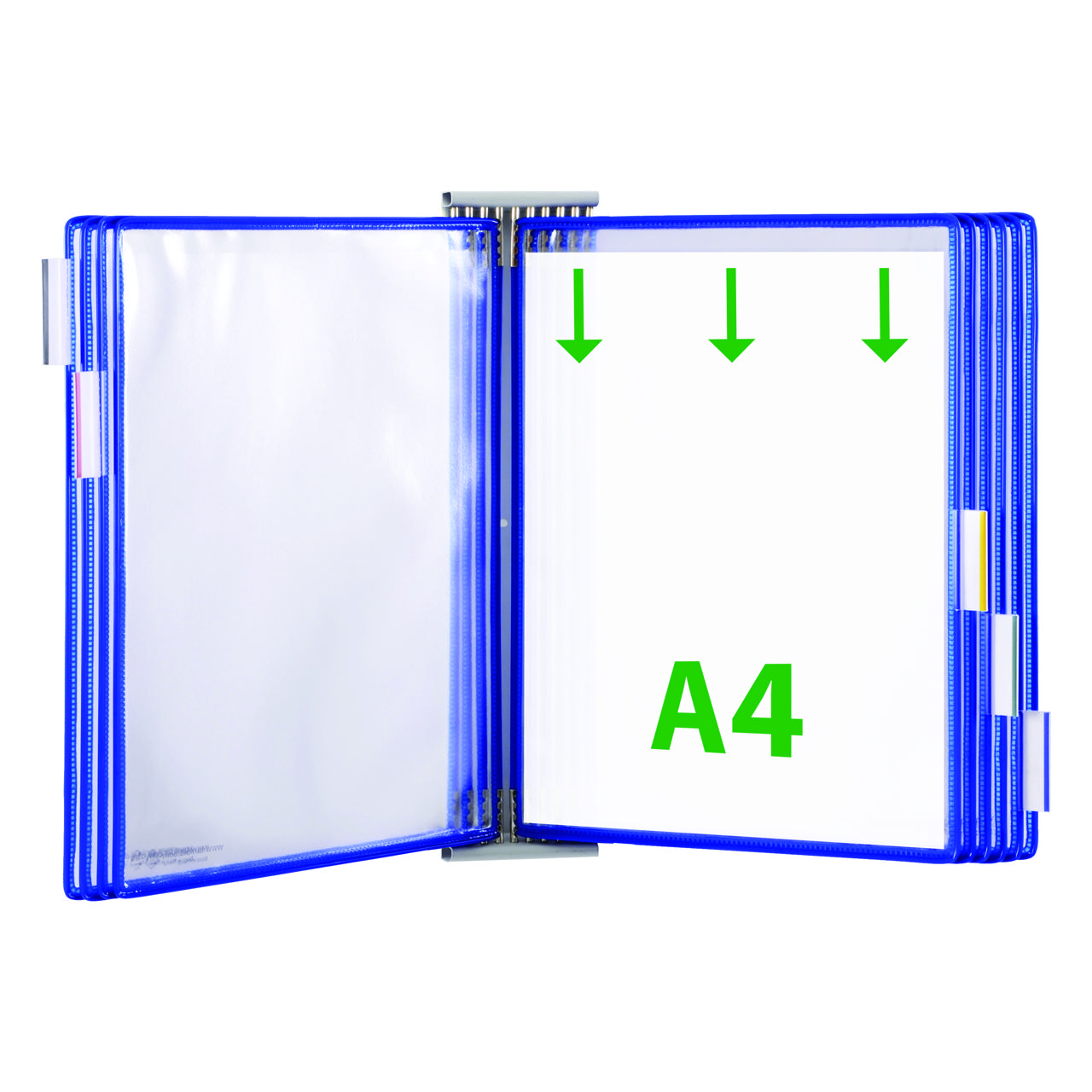 Tarifold Metal Wall Document Display Extension Kit, A4, 10 Pockets