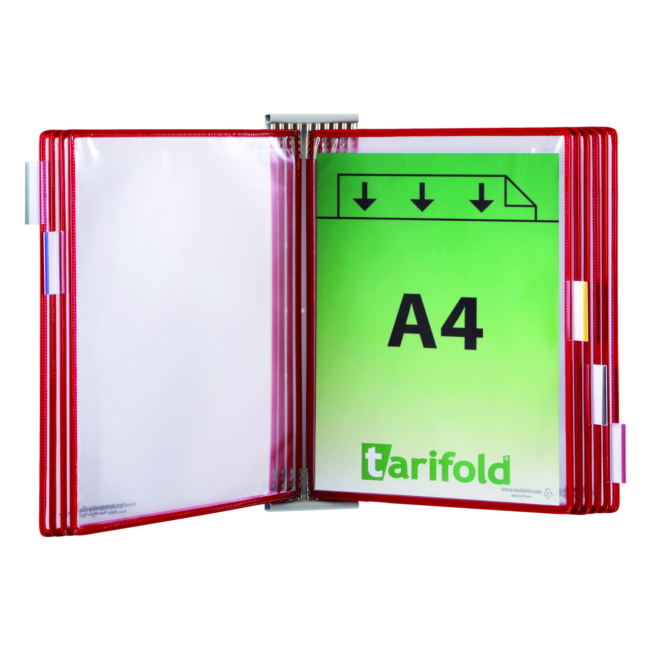 Tarifold Metal Wall Document Display Extension Kit, A4, 10 Pockets