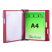 Tarifold Metal Wall Document Display Extension Kit, A4, 10 Pockets